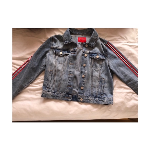 GUESS striped jean jacket - Picture 2 of 4